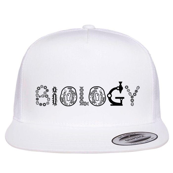 Biology Microscope Dna Teacher Paramecium Gift Idea Flatbill Hat