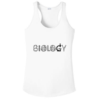 Biology Microscope Dna Teacher Paramecium Gift Idea Ladies PosiCharge Competitor Racerback Tank