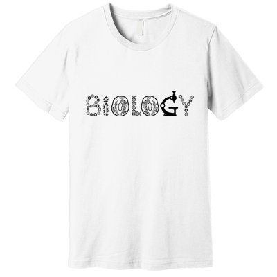 Biology Microscope Dna Teacher Paramecium Gift Idea Premium T-Shirt