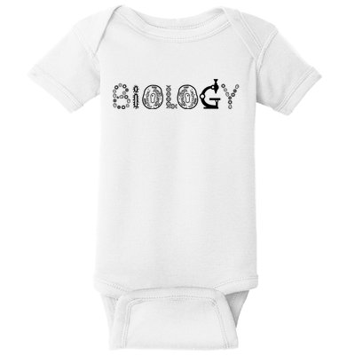 Biology Microscope Dna Teacher Paramecium Gift Idea Baby Bodysuit