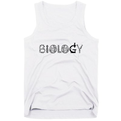 Biology Microscope Dna Teacher Paramecium Gift Idea Tank Top