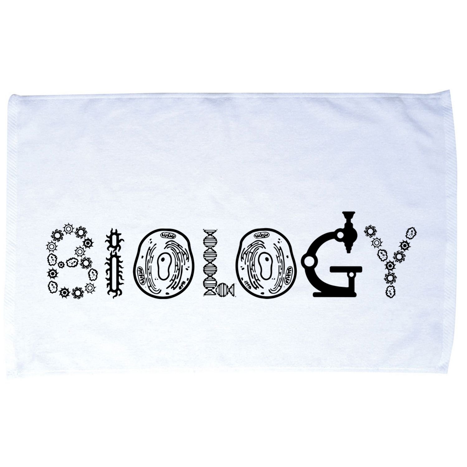 Biology Microscope Dna Teacher Paramecium Gift Idea Microfiber Hand Towel