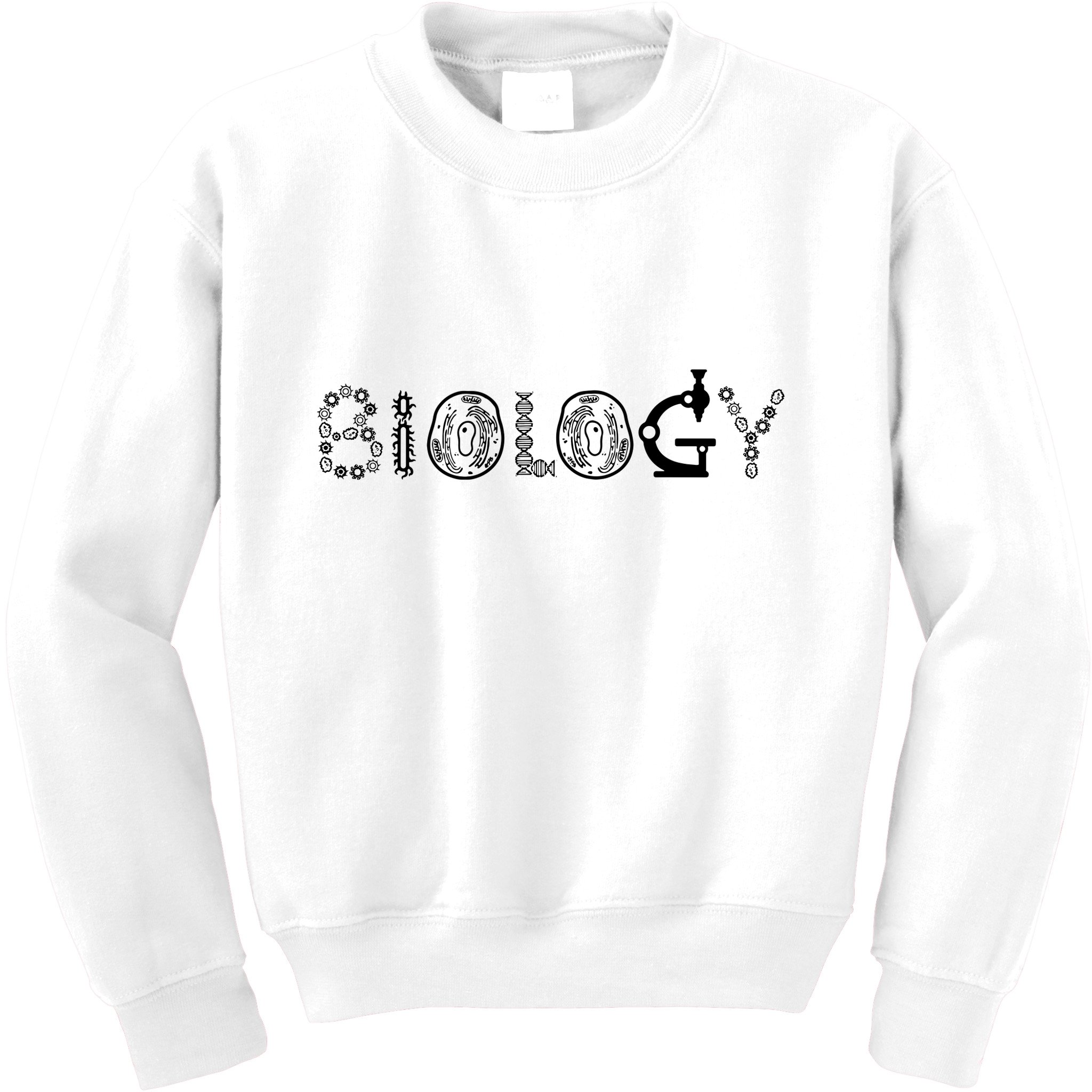 Biology Microscope Dna Teacher Paramecium Gift Idea Kids Sweatshirt