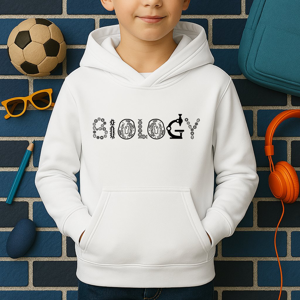 Biology Microscope Dna Teacher Paramecium Gift Idea Kids Hoodie