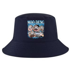 Blue Moo Deng Meme Hippo Funny Cool Comfort Performance Bucket Hat