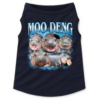 Blue Moo Deng Meme Hippo Funny Doggie Tank