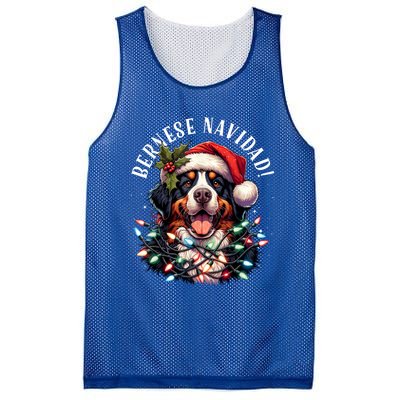 Bernese Mountain Dog Christmas Funny Bernese Navidad Berner Mesh Reversible Basketball Jersey Tank