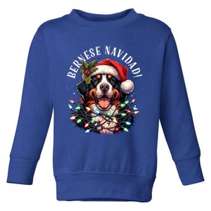 Bernese Mountain Dog Christmas Funny Bernese Navidad Berner Toddler Sweatshirt