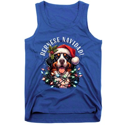 Bernese Mountain Dog Christmas Funny Bernese Navidad Berner Tank Top