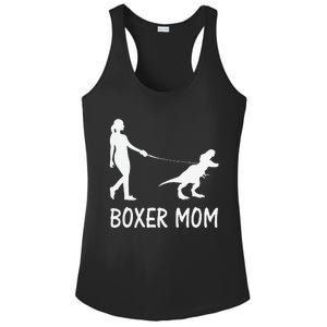 Boxer Mom Dog Boxer Mama Dinosaur Women MotherS Day Ladies PosiCharge Competitor Racerback Tank