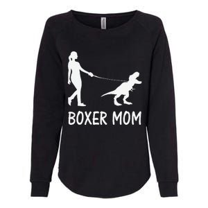 Boxer Mom Dog Boxer Mama Dinosaur Women MotherS Day Womens California Wash Sweatshirt