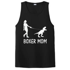 Boxer Mom Dog Boxer Mama Dinosaur Women MotherS Day PosiCharge Competitor Tank