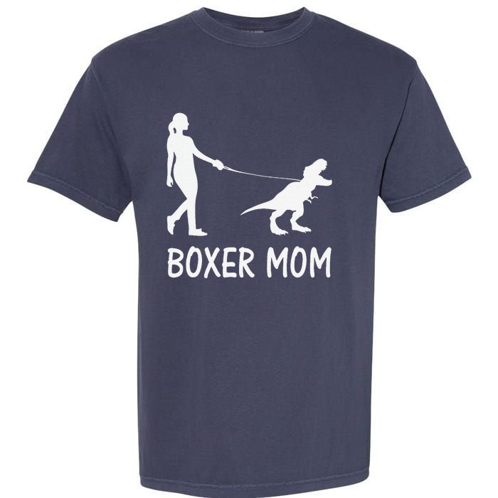 Boxer Mom Dog Boxer Mama Dinosaur Women MotherS Day Garment-Dyed Heavyweight T-Shirt