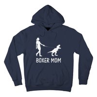 Boxer Mom Dog Boxer Mama Dinosaur Women MotherS Day Hoodie