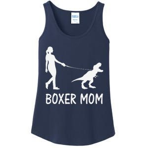 Boxer Mom Dog Boxer Mama Dinosaur Women MotherS Day Ladies Essential Tank