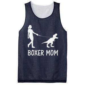 Boxer Mom Dog Boxer Mama Dinosaur Women MotherS Day Mesh Reversible Basketball Jersey Tank