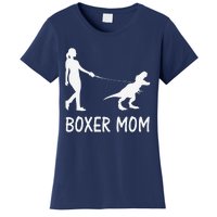 Boxer Mom Dog Boxer Mama Dinosaur Women MotherS Day Women's T-Shirt