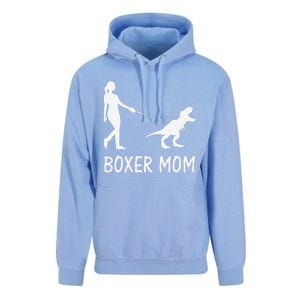 Boxer Mom Dog Boxer Mama Dinosaur Women MotherS Day Unisex Surf Hoodie