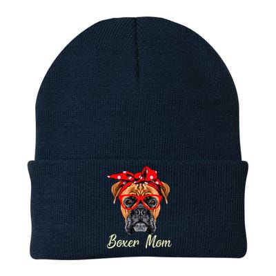 Boxer Mom Dogs Mothers Day Dog Lovers Gifts Knit Cap Winter Beanie