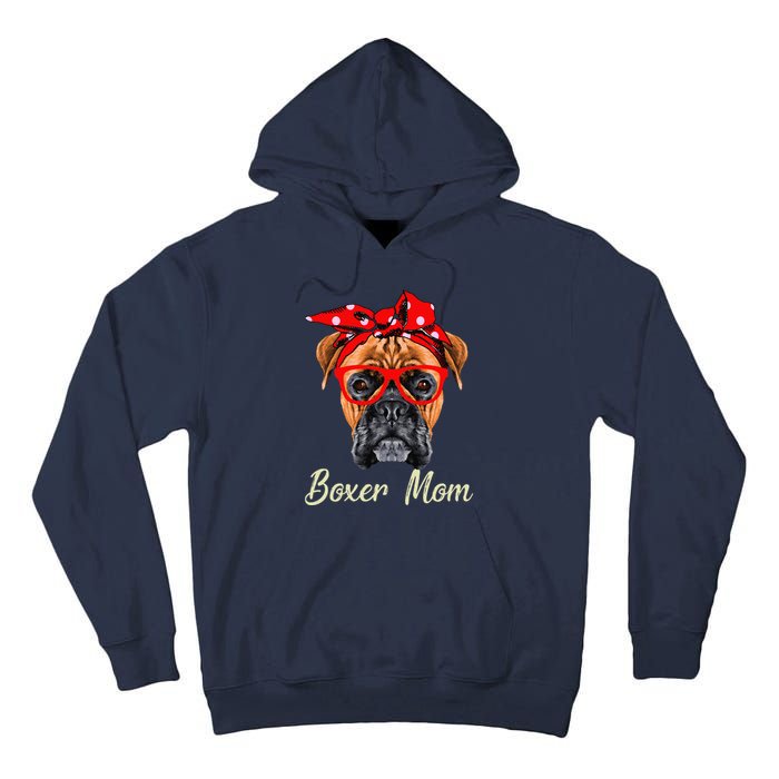 Boxer Mom Dogs Mothers Day Dog Lovers Gifts Tall Hoodie