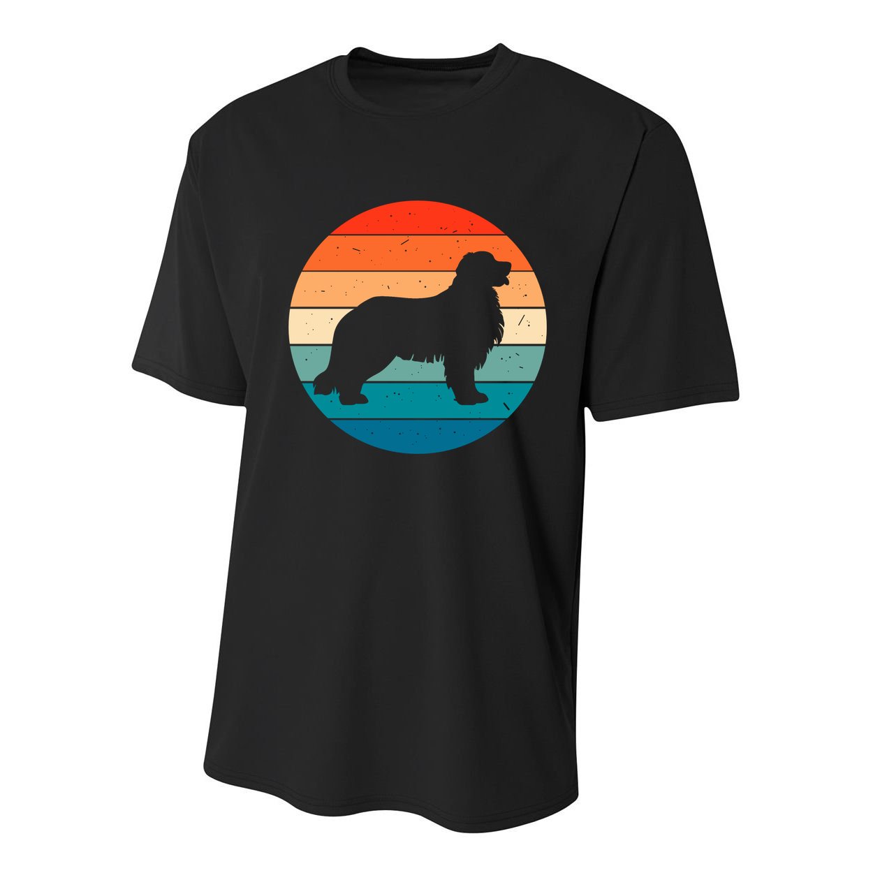 Bernese Mountain Dog Retro Vintage Youth Performance Sprint T-Shirt
