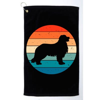 Bernese Mountain Dog Retro Vintage Golf Towel