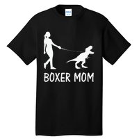 Boxer Mom Dog Boxer Mama Dinosaur Tall T-Shirt