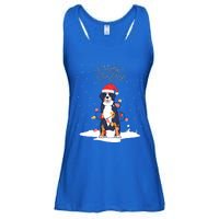 Bernese Mountain Dog Merry Christmas Berner Xmas Christmas Ladies Essential Flowy Tank