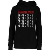 Baseball Math Double Play Kids Womens Funnel Neck Pullover Hood