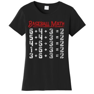 Baseball Math Double Play Kids Women's T-Shirt