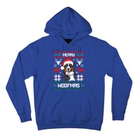 Bernese Mountain Dog Gift For Merry Christmas Woofmas Berner Gift Hoodie