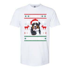 Bernese Mountain Dog Gift For Merry Christmas Woofmas Berner Gift Softstyle CVC T-Shirt