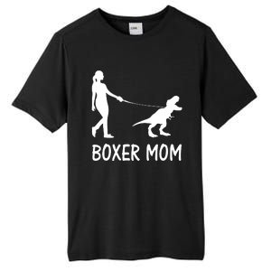 Boxer Mom Dog Boxer Mama Dinosaur Women Mothers Day Tall Fusion ChromaSoft Performance T-Shirt