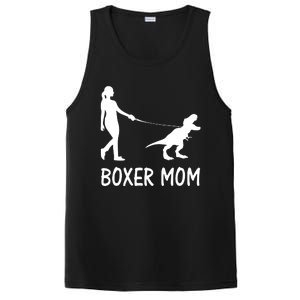 Boxer Mom Dog Boxer Mama Dinosaur Women Mothers Day PosiCharge Competitor Tank