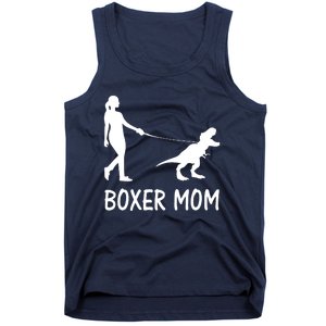 Boxer Mom Dog Boxer Mama Dinosaur Women Mothers Day Tank Top