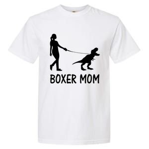 Boxer Mom Dog Boxer Mama Dinosaur Women Mothers Day Garment-Dyed Heavyweight T-Shirt