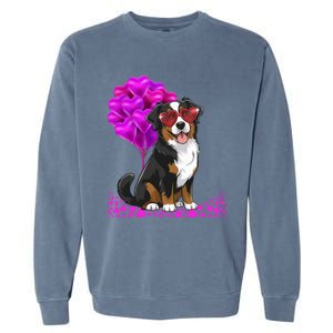 Bernese Mountain Dog Mom Valentine’S Day Pet Lover Design Cute Gift Garment-Dyed Sweatshirt