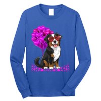 Bernese Mountain Dog Mom Valentine’S Day Pet Lover Design Cute Gift Long Sleeve Shirt