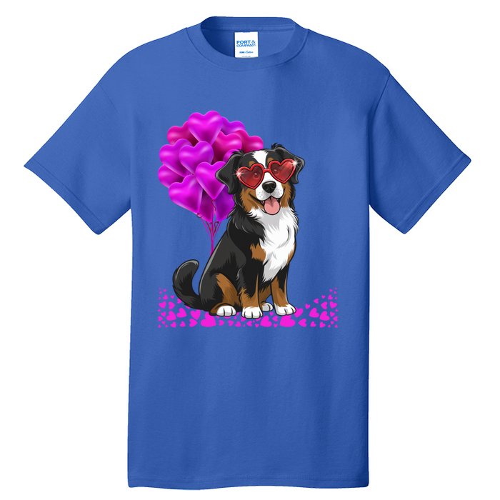 Bernese Mountain Dog Mom Valentine’S Day Pet Lover Design Cute Gift Tall T-Shirt