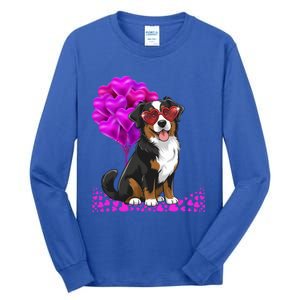 Bernese Mountain Dog Mom Valentine’S Day Pet Lover Design Cute Gift Tall Long Sleeve T-Shirt