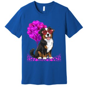 Bernese Mountain Dog Mom Valentine’S Day Pet Lover Design Cute Gift Premium T-Shirt