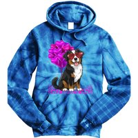 Bernese Mountain Dog Mom Valentine’S Day Pet Lover Design Cute Gift Tie Dye Hoodie