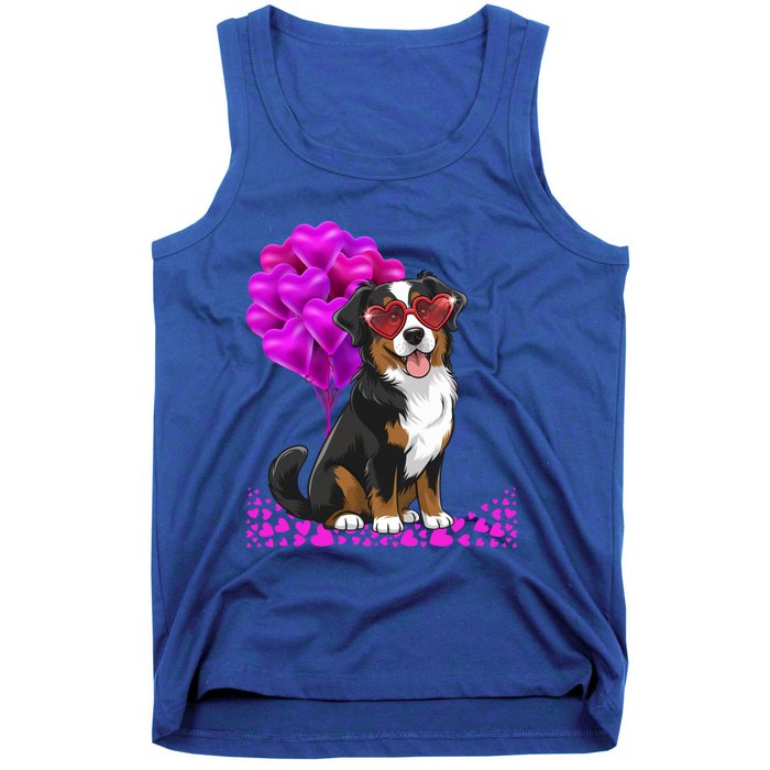 Bernese Mountain Dog Mom Valentine’S Day Pet Lover Design Cute Gift Tank Top