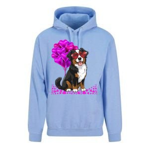 Bernese Mountain Dog Mom Valentine’S Day Pet Lover Design Cute Gift Unisex Surf Hoodie