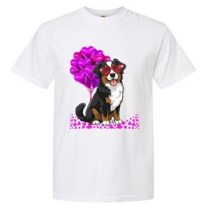 Bernese Mountain Dog Mom Valentine’S Day Pet Lover Design Cute Gift Garment-Dyed Heavyweight T-Shirt