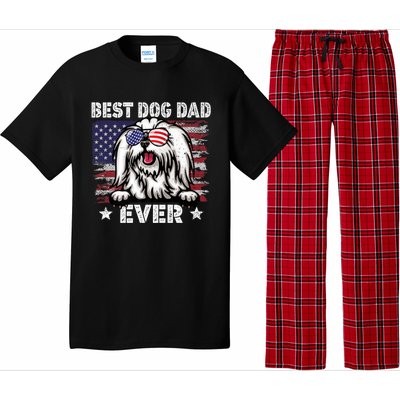 Best Maltese Dad Ever American Flag Fathers Day Gift Pajama Set