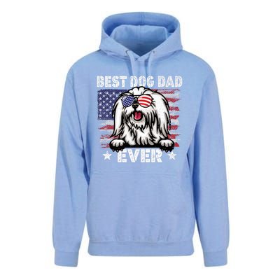 Best Maltese Dad Ever American Flag Fathers Day Gift Unisex Surf Hoodie