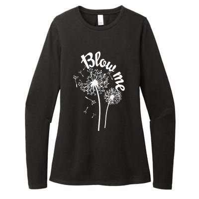 Blow Me Dandelion Womens CVC Long Sleeve Shirt