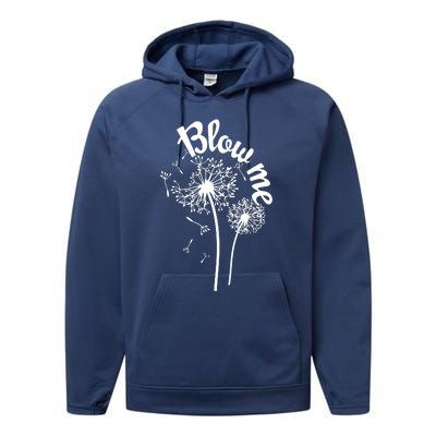 Blow Me Dandelion Performance Fleece Hoodie