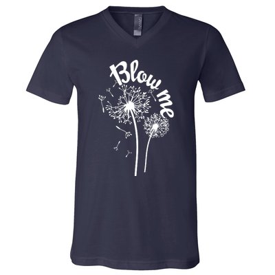 Blow Me Dandelion V-Neck T-Shirt